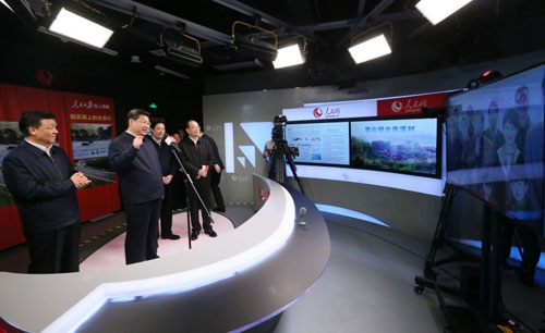 习近平通过人民网视频连线赤溪村