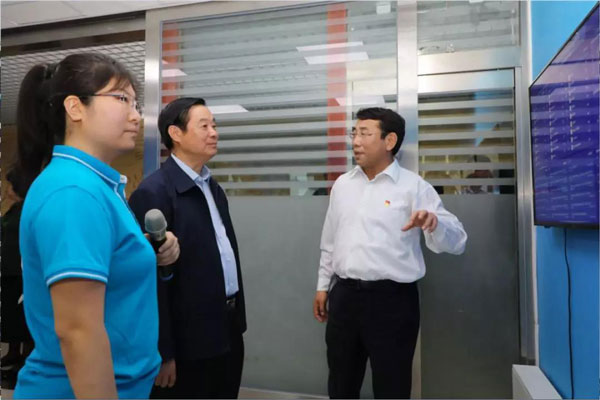 全国政协副主席刘奇葆考察海淀区融媒体中心